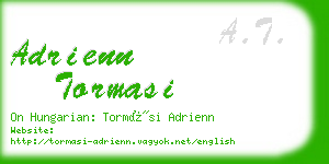 adrienn tormasi business card